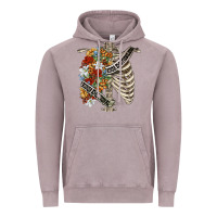 Vintage Zinc kinda emotionless kinda emotional skeleton chest Vintage Hoodie - FaDigitalArtStudio