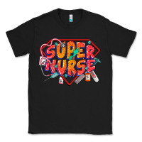 Black super nurse Classic Tee - CowGirlArtShop