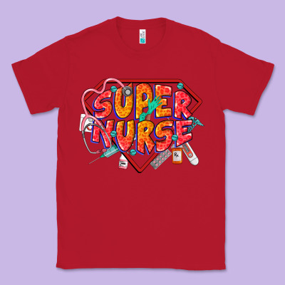 Super Nurse Classic Tee Designed By Cowgirlartshop