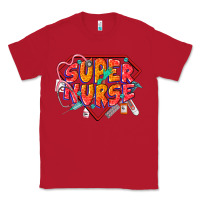 Red super nurse Classic Tee - CowGirlArtShop