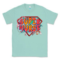 Seafoam super nurse Classic Tee - CowGirlArtShop