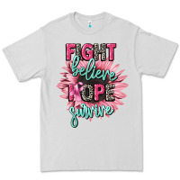 Dove Grey fight believe hope survive cancer awareness Premium Tee - CowGirlArtShop