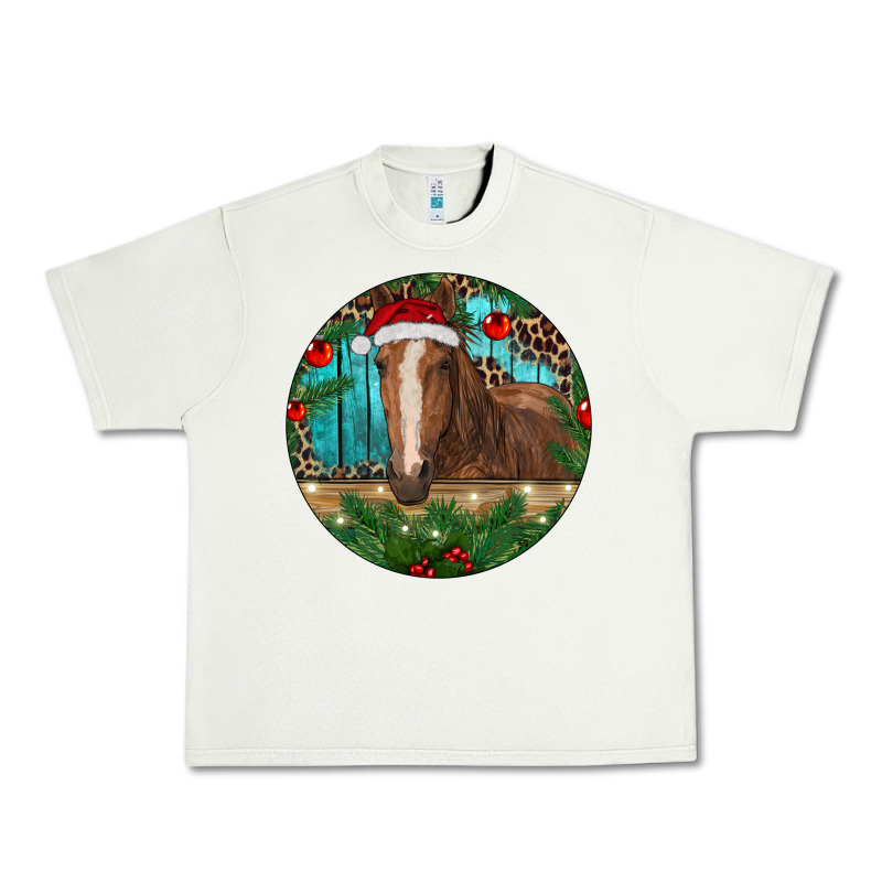 Brown Horse Christmas Urban Heavy Tee by RanaPortraitStore | Teevron