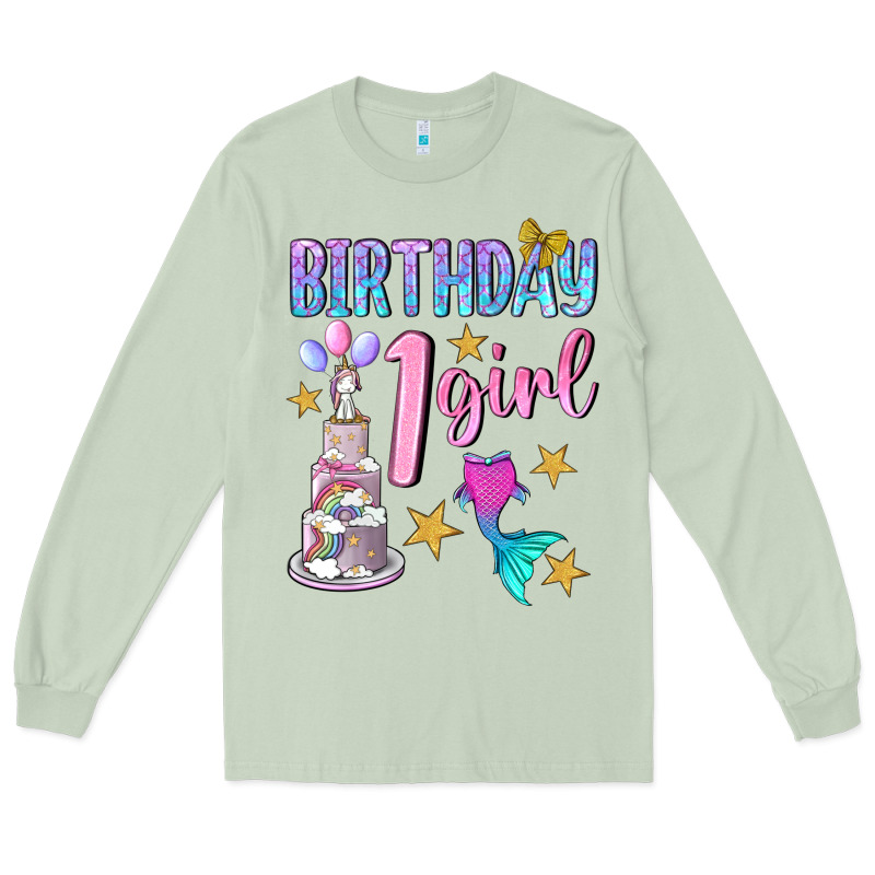 Birthday Girl 1 Long Sleeve Tee by BundleAndBundleShop | Teevron