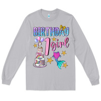 Moon Dust birthday girl 1 Long Sleeve Tee - BundleAndBundleShop