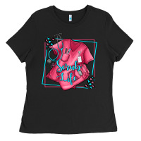 Black nurse scrub life olivia Ladies Tee - OliviaCreatesArt