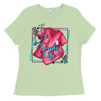 Matcha nurse scrub life olivia Ladies Tee - OliviaCreatesArt