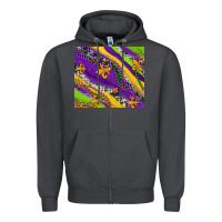 Smoke mardi gras fleur delis leopard and cowhide Zipper Hoodie - AdoDesignShop