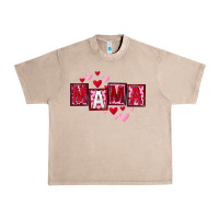 French Oak Mother's Day mama hearts Urban Heavy Tee - FaDigitalArtStudio