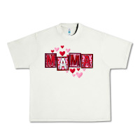 Pistachio Mother's Day mama hearts Urban Heavy Tee - FaDigitalArtStudio