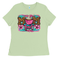 Matcha mom fuel coffee cup Ladies Tee - OliviaCreatesArt