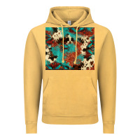 Vintage Mustard Serape Turquoise Glitter Cowhide  Tooled Leather  Tumbler Vintage Hoodie - FaDigitalArtStudio