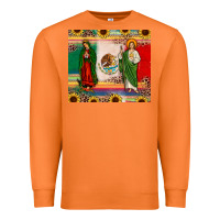 Carrot mexico flag our lady of guadalupe san judas sunflower Premium Sweatshirt - JahusDesignShop