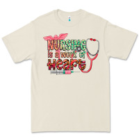 Nursing Is A Work Of Heart Premium Tee | Teevron