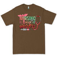 Cacao Nursing is a work of heart Premium Tee - CowGirlArtShop