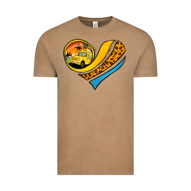 Bus Driver Off Duty Heart Vintage Tee by Jasminsmagicworld | Teevron