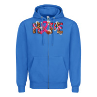 True Royal hope and cancer ribbon Zipper Hoodie - AdoDesignShop