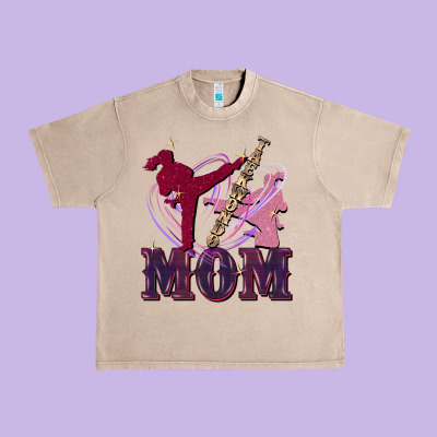 Taekwondo Mom Mother's Day Urban Heavy Tee Designed By Fadigitalartstudio