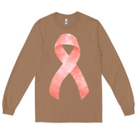 Toasted Coconut uterine or endometrial cancer ribbon Long Sleeve Tee - FaDigitalArtStudio