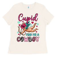 Bone cupid find me a cowboy Ladies Tee - OliviaCreatesArt