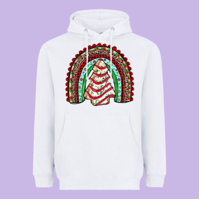 Little Debbie Tree Cakes Rainbow Heavyweight Hoodie Designed By Jahusdesignshop