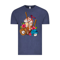 Vintage Denim Baseball Frappe Vintage Tee - FaDigitalArtStudio