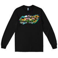 Black Tennessee Map Sunflower Cactus Serape Long Sleeve Tee - RanaPortraitStore