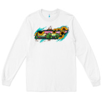 White Tennessee Map Sunflower Cactus Serape Long Sleeve Tee - RanaPortraitStore