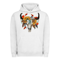 Pigment Lunar Rock Fall Bull Skull Urban Hoodie - RanaPortraitStore