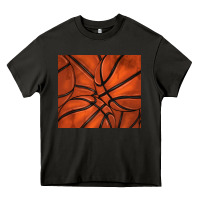 Asphalt distressed basketball pattern Heavy Core Tee - TumblerDesignByShophia