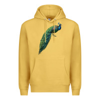 Antique Gold Peacock Premium Hoodie - LillyAllenDesigns