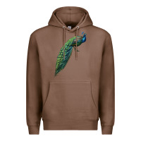 Chestnut Peacock Premium Hoodie - LillyAllenDesigns
