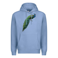 Colony Blue Peacock Premium Hoodie - LillyAllenDesigns
