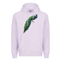 Lilac Peacock Premium Hoodie - LillyAllenDesigns