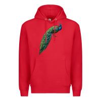 Red Peacock Premium Hoodie - LillyAllenDesigns
