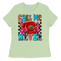 Matcha call me never olivia Ladies Tee - OliviaCreatesArt