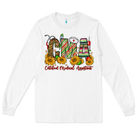 White christmas cma certified medical assistant Long Sleeve Tee - FaDigitalArtStudio