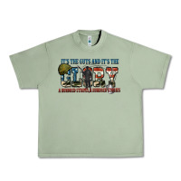 Oil Green It's the guts and it's the glory a hundred stripes Urban Heavy Tee - FaDigitalArtStudio