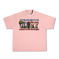 Salmon It's the guts and it's the glory a hundred stripes Urban Heavy Tee - FaDigitalArtStudio