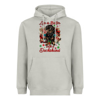 Moon Dust Christmas life is better with a dachshund Heavyweight Hoodie - JahusDesignShop