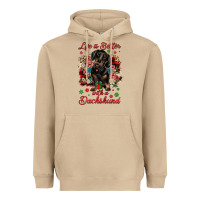 Mushroom Christmas life is better with a dachshund Heavyweight Hoodie - JahusDesignShop