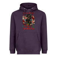 Plum Christmas life is better with a dachshund Heavyweight Hoodie - JahusDesignShop