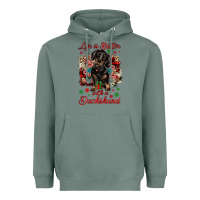 Sage Christmas life is better with a dachshund Heavyweight Hoodie - JahusDesignShop
