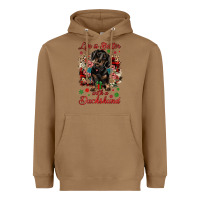 Toasted Coconut Christmas life is better with a dachshund Heavyweight Hoodie - JahusDesignShop