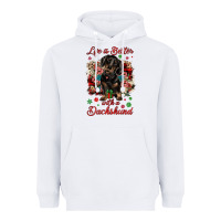 White Christmas life is better with a dachshund Heavyweight Hoodie - JahusDesignShop