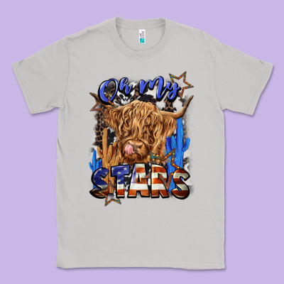 Oh My Stars Classic Tee Designed By Cowgirlartshop