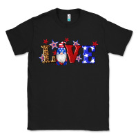 Black american flag gnomes love Classic Tee - Artiststas