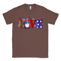 Chestnut american flag gnomes love Classic Tee - Artiststas