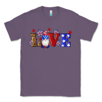 Lavender american flag gnomes love Classic Tee - Artiststas