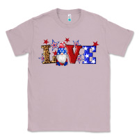 Lilac american flag gnomes love Classic Tee - Artiststas